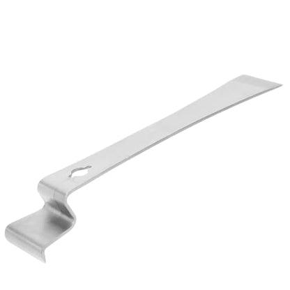Stainless Steel Hive Tool Beekeeping Scraper with Curved Head for Pry Screws and Iron Nails, Sturdy Beehive Scraper Tool for Beekeepers to Clean Beeswax and Frames