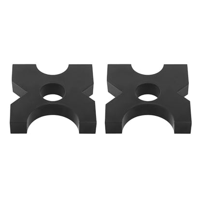 Arbor Press Plate, 1 Pair 5'' x 5'' x 1'' H-shape Hydraulic Shop Press Plate 20Ton Metal H Frame Hydraulic Shop Press Plates for Workshops Factories & Production - size: 5'' x 5'' x 1''