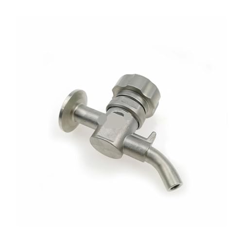 34mm Tri Clamp Sample Valve with Cooling Coil Stainless Steel SS316 Homebrew Conical Fermenter Accessories(34mm Valve Only) - size: 34mm Valve Only