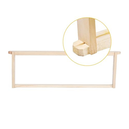 Deep Frames Langstroth Size Deep Brood Beehive Frames with 65 Spikes Suitable for Beekeeping (20 Pack) - size: 20 Pack