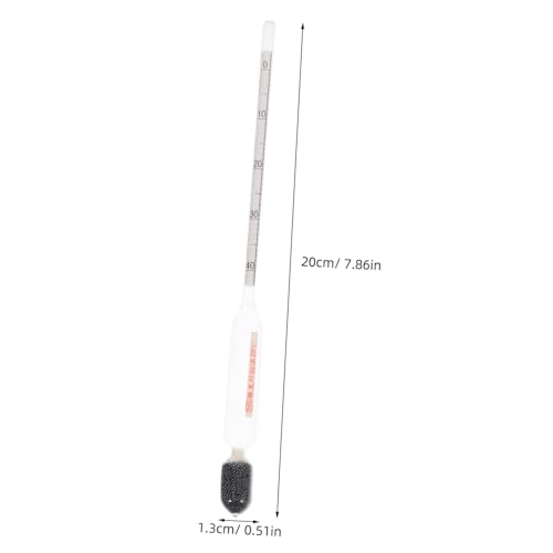 ULTECHNOVO 6pcs Sugar Hydrometer for Accurate Measurement of Liquid Sugar Content and Juice Triple Scale Gauge for Home Brewing Syrup Making and More