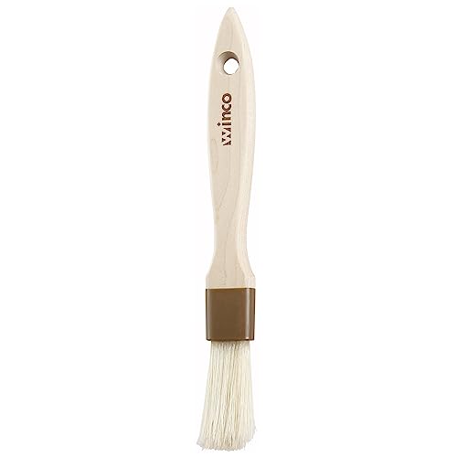Winco Heavy-Duty Boar Bristle Basting Brush, 1" - size: 1", style: Flat