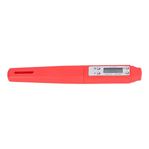 Digital Food Thermometer, Digital Food Thermometer Automatic Calibration Pen High Accuracy Electronic Pocket Thermometer Yellow for Home Use, Multifunctional Accessory (Red) - color: Red