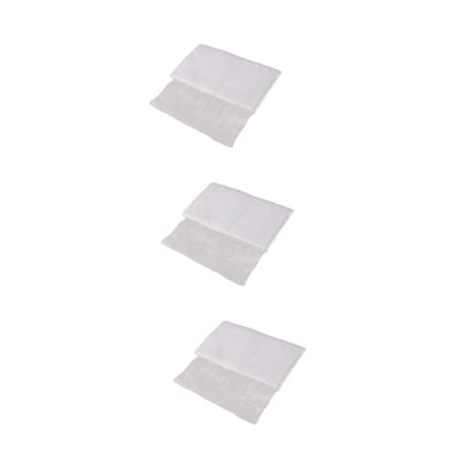 IMIKEYA 3pcs Cotton Cheesecloth Unbleached Cheese Cloth for Cooking Nut Bag Filter for Sauces Juices - color: Whitex3pcs, size: Size 1x3pcs
