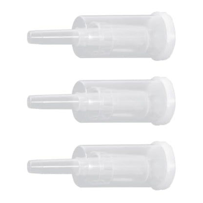 VILLCASE 3 Sets Plastic Airlocks with Silicone Plugs for Home Brewing Beer and Wine Fermentation, White Non-return Check Valves Designed to Release Carbon Dioxide and Prevent Oxygen Entry
