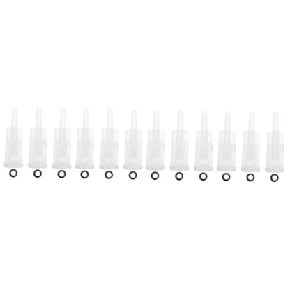 MAGICLULU 2sets One Way Valves Kit for Homemade Wine Beer Valves with Grommets for Air Lock Fermenting and Food Preservation 6pcs*2