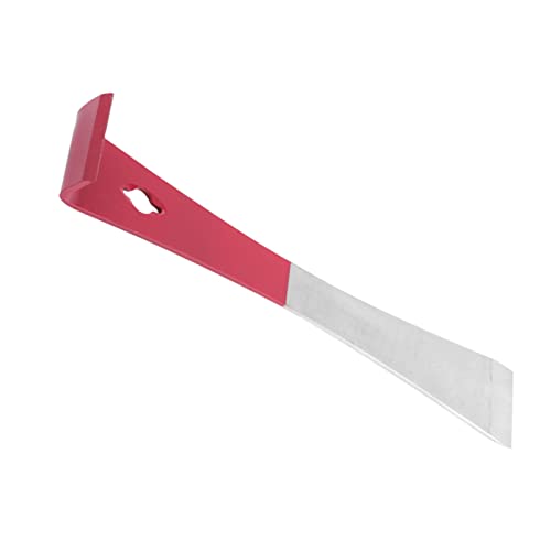Stainless Steel Painted Red Beehive Scraper Beekeeping Tool Durable Sturdy Equipment for Scraping Wax Propolis from Frames Hive Walls Beekeepers Red Silver 25cm 1pc