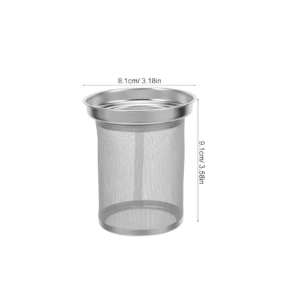 Kichvoe Stainless Steel Tea Infuser for Loose Leaf Tea Fine Mesh Filter Strainer Reusable Metal Teapot Infuser 3.58X3.18X3.18 Inches Home and Restaurant Brewing