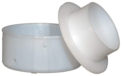 Cheese Mould Small Classic Wheel with Lid Follower