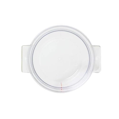 TrueCraftware- 1 Quart Clear Round Food Storage Container Polycarbonate- Commercial Reusable Food Container Canister with Measurement Markings for Meal Prep Pantry Kitchen Catering Use - size: 1 Quart
