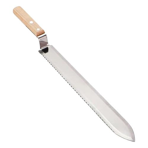 Uncapping Cutter Beekeeping – Stainless Steel Honey Knife, Serrated Edge bee Cutter | Professional Beekeeper Hand Tool for Fast Honey Frame uncapping and Smooth Extraction in hive Maintenance - color: Single sided