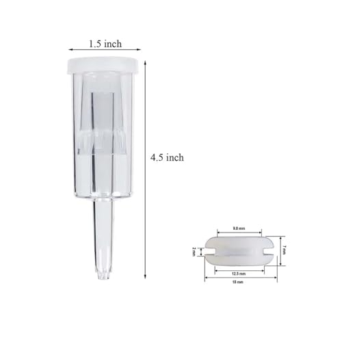 Brewing Equipment 3-Piece Airlock for Fermentation with Silicone Grommets, Airlocks Kit for Preserving, Brewing, Making Wine, Fermenting Brewing Equipment(Clear Grommet) - color: Clear Grommet