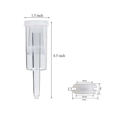 Home Brewing 3-Piece Airlock for Fermentation with Silicone Grommets, Airlocks Kit for Preserving, Brewing, Making Wine, Fermenting Brewing Accessories(Clear Grommet) - color: Clear Grommet