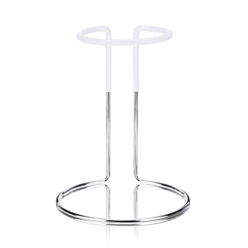 True Wine Decanter Drying Stand and Holder, Essential Accessory Glassware Rack for a Spot-Free Finish, Rubber Coating Protects Glass, Chrome Plated Iron - style: Classic