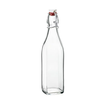 Bormioli Rocco Square Swing Bottle 33.75 Ounce - size: 33.8 Ounces