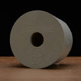#7 Drilled Rubber Stopper (Pack of 3)