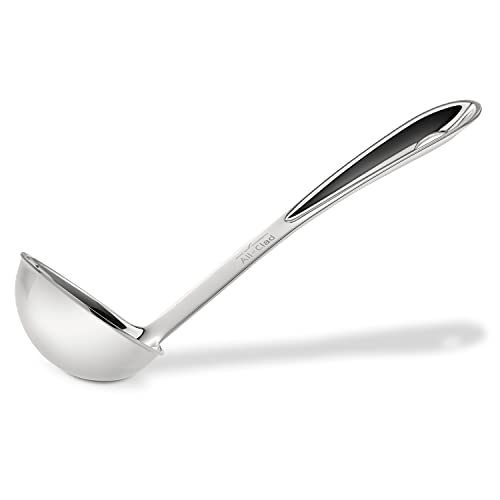 All-Clad Specialty Stainless Steel Kitchen Gadgets Soup Ladle Kitchen Tools, Kitchen Hacks Silver - size: 9.5 inches - 1 Pack