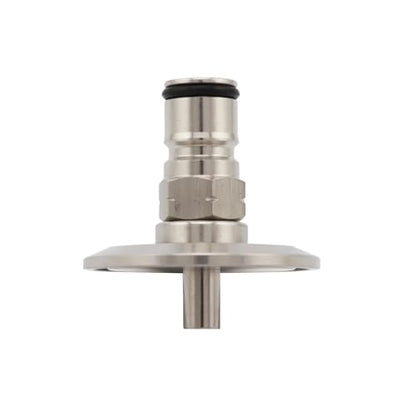 1.5" Tri Clamp to Ball Lock Post - SS304 Sanitary Brewer Fitting for Homebrew Beer Kegs and Conical Fermenters(Gas) - size: Gas