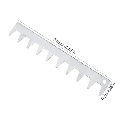 Zerodis Beehive Frame Strip, Stainless Steel Strips Bee Box Spacing Tool for Spacing Bee Frames Evenly in a 10 Frame Honey Super Box