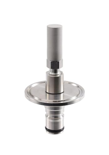 Ball Lock Carbonation Stone: 1.5 Inch TC Connection 0. Micron Carb Kit for Homebrew Conical Fermenter
