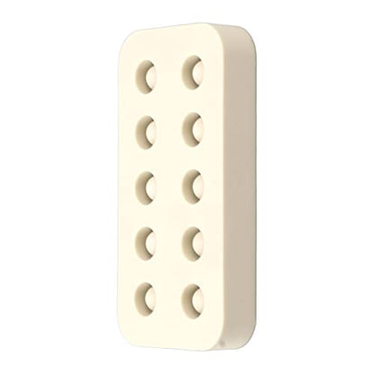 Mold for Queen Cells,Silicone Beekeeping Grafting Cup Mold,Wax Queen Grafting Cups Essential Beekeeping Tool for Queen bee Beekeepers Sturdy applies to Reproduction of Bees (Double Row) - size: Double Row