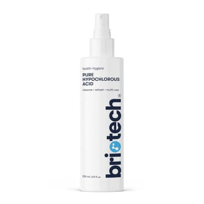 BRIOTECH Pure Hypochlorous Acid Spray and Cleanser, Original Premium HOCl Topical Solution, Multi-Purpose Cleaner, Family Approved & Pet Friendly, 8.5 fl oz - size: 8.5 Fl Oz (Pack of 1)