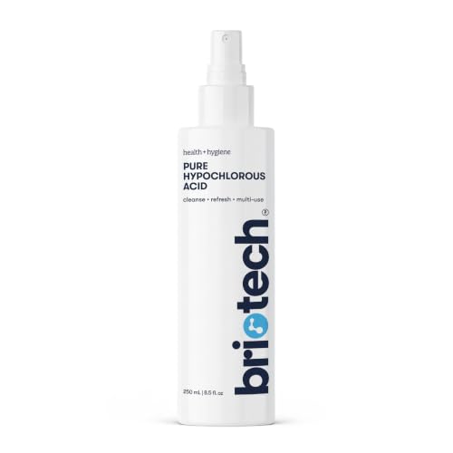 BRIOTECH Pure Hypochlorous Acid Spray and Cleanser, Original Premium HOCl Topical Solution, Multi-Purpose Cleaner, Family Approved & Pet Friendly, 8.5 fl oz - size: 8.5 Fl Oz (Pack of 1)