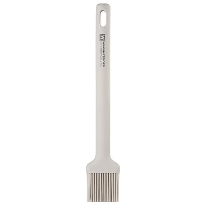 Wagensteiger Light Gray Cooking Brush: Heat Resistant Food Grade Silicone, Non-stick Cookware Safe, Silicone Pastry & basting Brush, Flexible Bristle Design (10.63inch x 1.97inch) - size: 10.63inch x 1.97inch