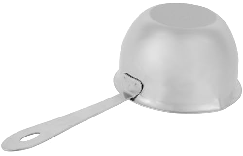 DOTINGHUX 1 Cup Stainless Steel Measuring Cup, 3 Types of Measurement Marks, Two Side Spouts, Dishwasher Safe, Compatible with All Cooktops