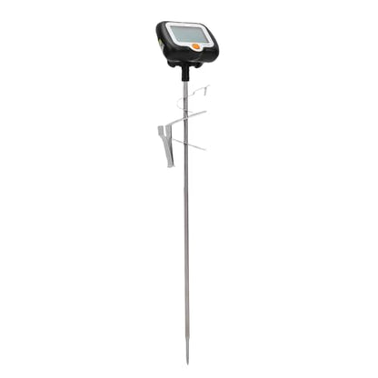 EVGATSAUTO Digital Candy Thermometer, 304 Stainless Steel Cooking Thermometer with Large LCD, 58F to 572F Readout, Hold and Clip Design for Candy Jam Chocolate Frying and Syrup (KT Black English