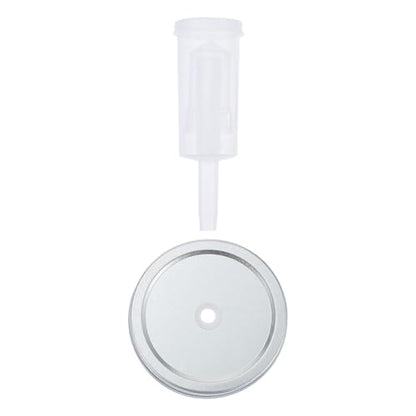 SHINEOFI Fermenting Lids Kit for 87mm Wide Mouth Mason Jars, Pickle Jar Lid Set with Airlock Fermenter Tool, Home Use Supplies for Fermentation and Food Preservation Random Color