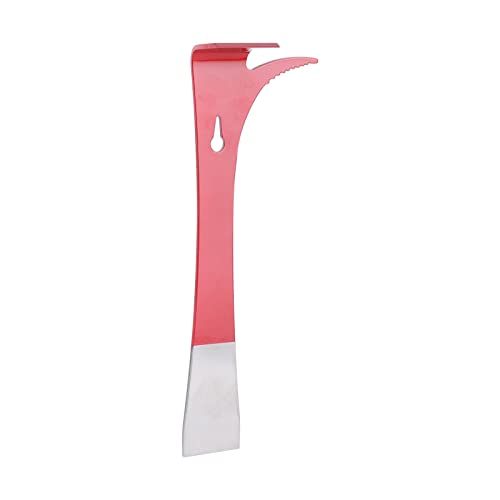 Stainless Steel Bee Hive Tool, Portable J Hook Bee Frame Lifter and Scraper for Beekeepers