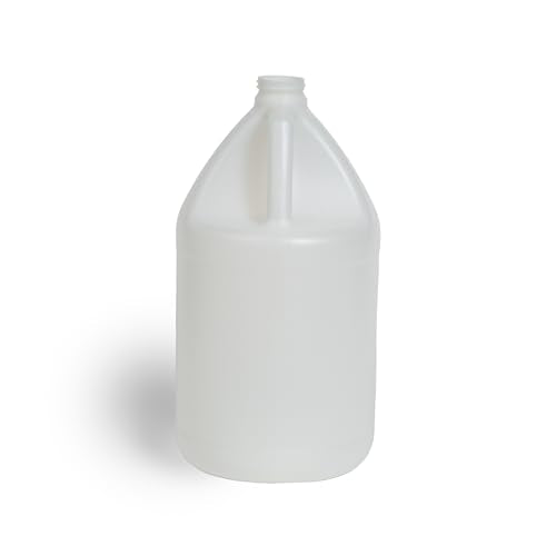 FastRack 1-Pack 1 Gallon Water Bottle - Round Plastic Jug Container with Lid | White Food Grade Gallon Water Jug, BPA-Free, Leak-Proof Pitcher with Lid Fermentation, Brewing, Storage & More - size: 1 x 1 Gallon