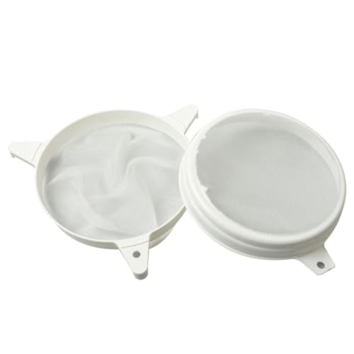 Beaupretty Double Sieve Plastic Honey Filter Strainer with Large Capacity for Beekeeping Use Sturdy Nylon Mesh Honey Filter Tool