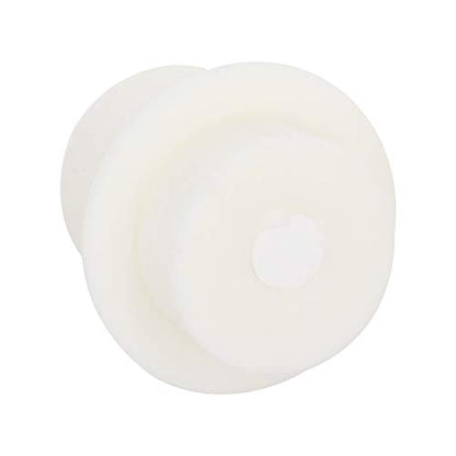 Othmro 1Pcs Drilled Rubber Stopper with Airlock, White Drilled Bungs Stopper with 1.18"-1.34" Hole for Fermentation Use, Homebrewing Beer Kombucha Airlock Stopper