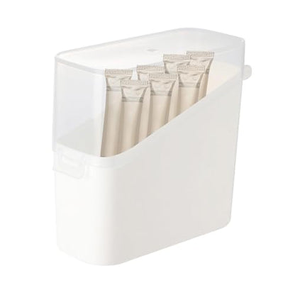 Refrigerator Cheese Holder – Transparent Sealed Food Saver Bin, Compact Dairy Organizer Case for Home Rental Property Hotel Restaurant Countertop Chilled Storage