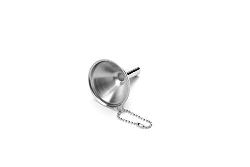 Fox Run Metal Kitchen Funnel, Mini 2", Stainless Steel - size: 2"