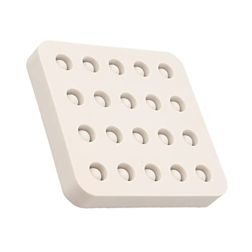 Beekeeping Rearing Box, Queen Rearing System Beekeeping Grafting Kit, Queen Cells Production, Beekeeping Supplies Wax Queen Grafting Cups Silicone Beeswax Cups Making (4 Rows 96x92x14mm) - size: 4 Rows 96x92x14mm