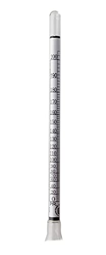 FastRack Name Hydrometer Alcohol 0-200 Proof and Tralle Hydrometer, Alcohol Proof Tester for Liquor, Distilling Moonshine - Alcohol Hydrometer for Proofing Distilled - size: 1 Count (Pack of 1)