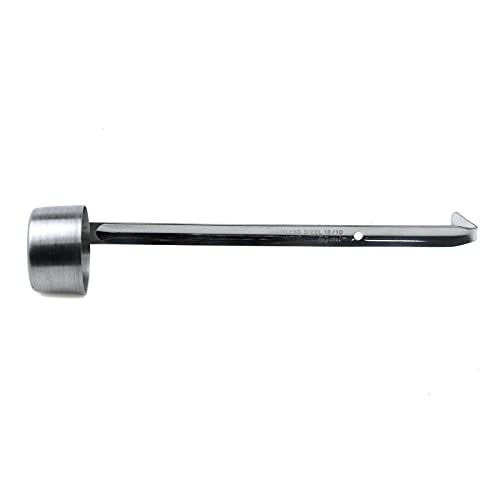 2pcs Stainless Steel Wine Dipper Long Handle Beer Pouring Ladle with Hook Ladle,50ml - size: 50ml