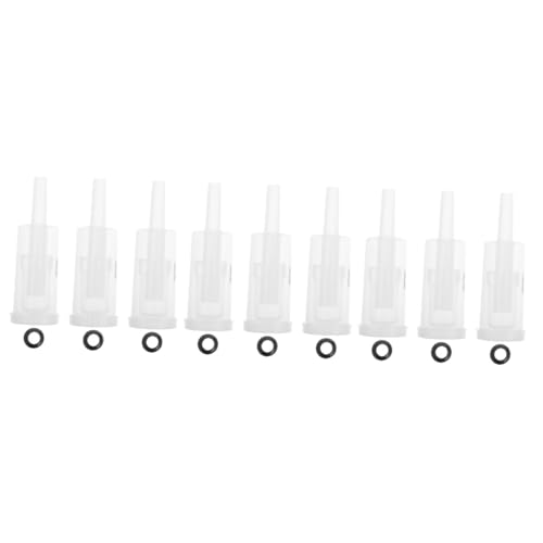 STOBAZA 3sets One Way Air Lock Valve for Homemade Wine Beer Brewing Includes Seals Easy to Clean and Replace Versatile Fermenting Equipment for Preserving Foods 6pcs*3