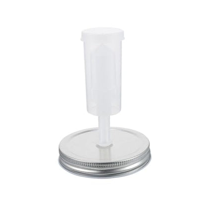 Ciieeo Fermentation Jar Lid Kit for 87mm Wide Mouth Mason Jars with Airlock Fermenter Accessory Set for Pickling and Sourdough Preservation Random Color