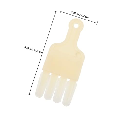 Ciieeo 2pcs Beekeeper Extracting Scraper Hive Scraper Tool 4-Row Jelly Squeegee Pen for Beekeeping Hive Maintenance