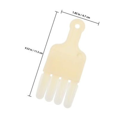 Ciieeo 2pcs Beekeeper Extracting Scraper Hive Scraper Tool 4-Row Jelly Squeegee Pen for Beekeeping Hive Maintenance
