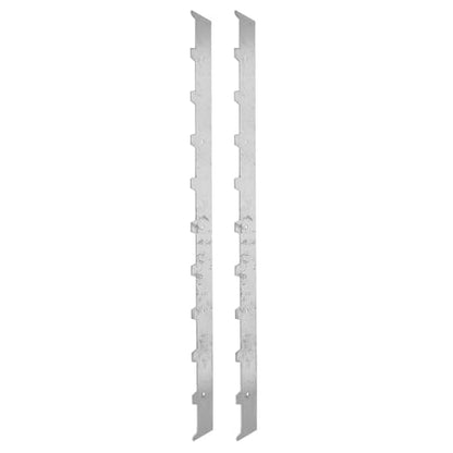 Luxshiny 2pcs Beekeeping Frame Spacers Metal Hive Frame Ends Strips for Beehive Box Anti-Rotation Hive Management Tool for Beekeeping Supplies