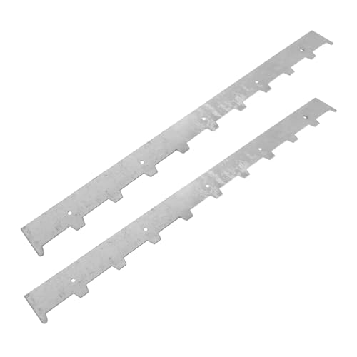 Sosoport 6pcs Beehive Spacer Strips for Beekeeping Metal Frame Ends for Honeycomb Divider Galvanized Essential Beekeeper Tool for Hive Management