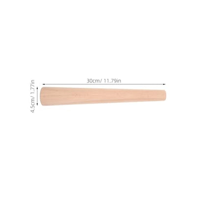 Healifty 2pcs Wooden Sauerkraut Tamper Pickle Stick Pestle Mason Jar Fermentation Crock Weight Manual Grinding Rod Food Masher Vegetable Tool 11.79 Inch