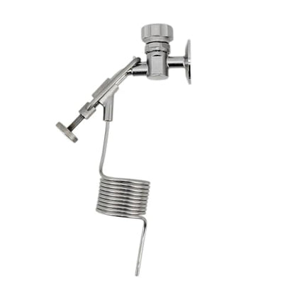 Home Brewing 1.5" TC Sample Valve Sampling Coil 304 Stainless Steel Conical Fermenter Accessories Brewing Accessories(Sample Coil 10 Turns) - color: Sample Coil 10 Turns