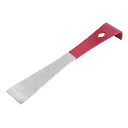 Stainless Steel Painted Red Beehive Scraper Beekeeping Tool Durable Sturdy Equipment for Scraping Wax Propolis from Frames Hive Walls Beekeepers Red Silver 25cm 1pc