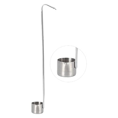 Stainless Steel Wine Dipper with Long Handle and Hanging Hook - Measure Spoon Ladle (25ml, 50ml, 125ml, 250ml, 500ml) - size: 25ML